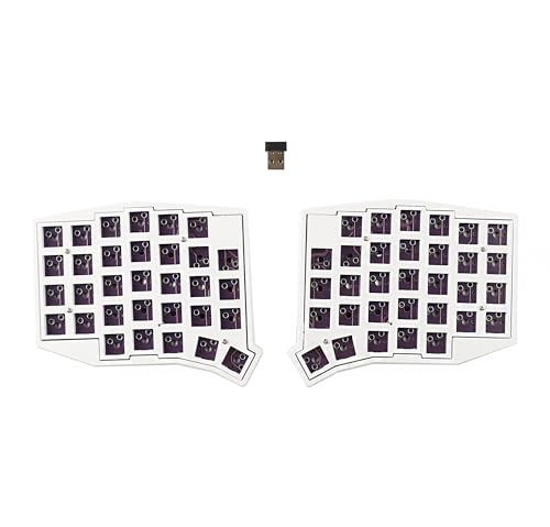 Clavier Split mécanique sans fil YMDK Sofle 64 touches Hot Swap programmable