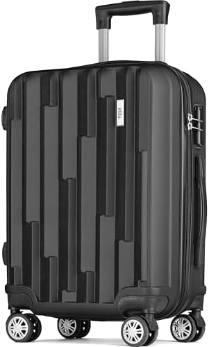 POSH Large ABS Hard Case - Travel Suitcase with Combination Lock ...