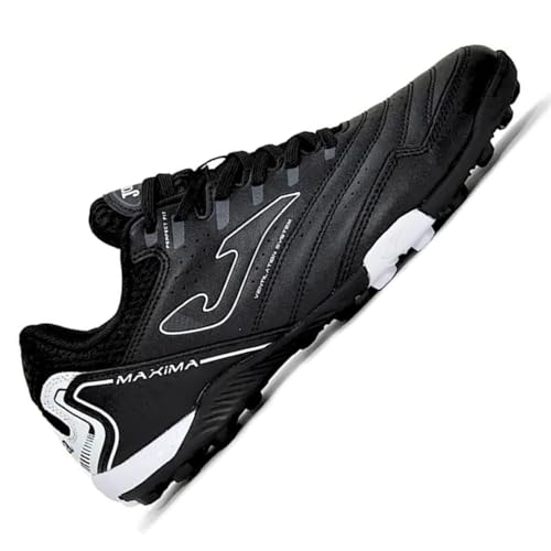 Joma Zapatillas Futsal Turf, 39-47, Comodidad y Control - Negro