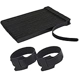 100 PCS Reusable Cable Ties with Hook and Loop, Multi-purpose Adjustable 8 Inch Cable Management Wir