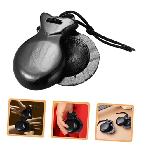 Castañuelas de madera compactas para aprender percusión de forma cómoda 5
