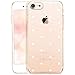 Qult Fundas para iPhone Compatible con iPhone 7 / iPhone 8 / SE 2020 – Funda de Silicona Transparente con Lindos Motivos – Fundas iPhone Ultra Finas Puntos Blancos