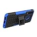 Yiakeng Samsung Galaxy A20/A50/A30 Case, Shockproof Slim Protective Kickstand Hard Phone Cover (Blue)