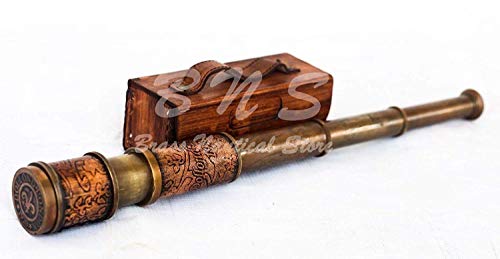 nautique maritime Télescope Marine Laiton antique Pirate longue-vue vintage Scop B Cover