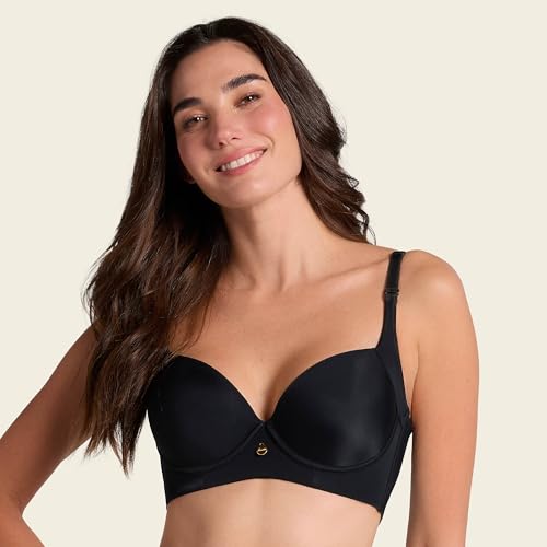 Image of Leonisa High Profile - Back Smoothing Bras for Women, Full Coverage Underwire Bra, Adjustable Hook & Eye Closure