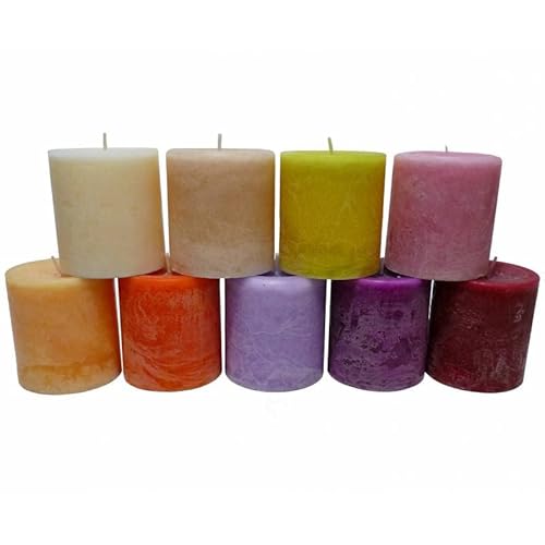 L'Héritier Du Temps Bougie de Cire Parfumée Fruitée ou Florale Cylindrique pour Photophores ou à Poser 7x7,5x7,5cm Cover