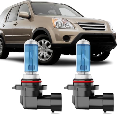 Image of 9006 6000K Fog Light Bulbs Compatible with Honda CR-V 2005-2006 Halogen Headlight Bulbs, Plug and Play, Pack of 2