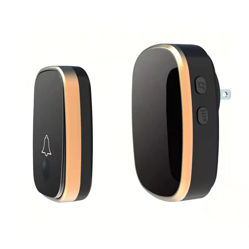 Wireless Doorbell with 1,000ft Range and LED Flashing