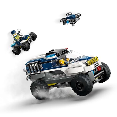 Image of LEGO City Off-Road Police Car Chase Set 60449 Building Blocks Toys for 6+ Gift for Boys and Girls