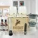 Old Fashioned Cocktail Bartender Kit | Mixology Bartender Kit | Old Fashioned Cocktail Kit | 2 Whiskey Glasses & Ice Sphere Maker | Old Fashioned Mix | Gift Set for Men | Birthday Gifts for Men
