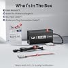 Timeusb 12V 10A LiFePO4 Battery Fast Charger, 14.6V Smart Lithium Battery Charger with Anderson Connector Indicator Special for Lithium LiFePO4 Deep Cycle Rechargeable Batteries of Boat, RV