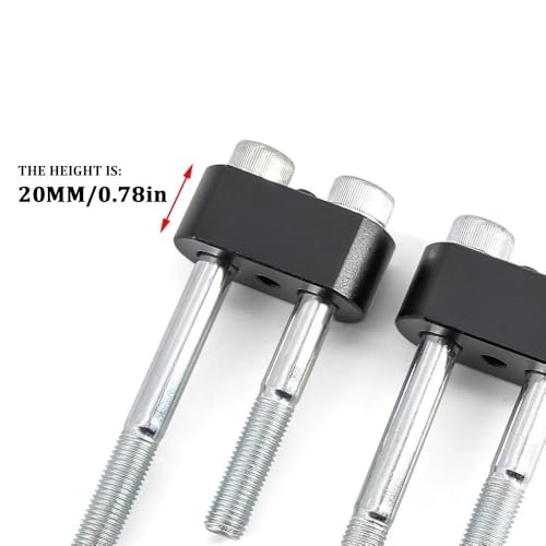 Guidon Riser Tiger800 pour éliminer la douleur aux cervicales - 7