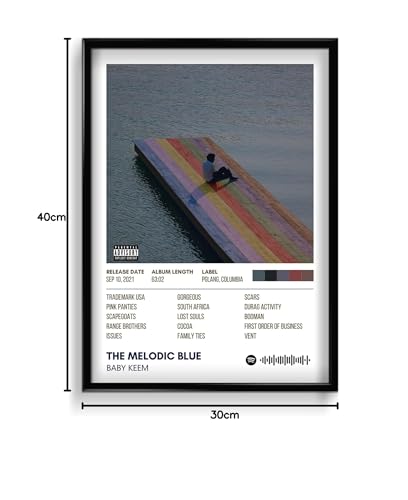 Image of Baby Keem Music Poster 13x19 Inch Unframed | 300 GSM Matte Board Paper with Peel & Stick Tape Included | Rap Hip Hop Wall Art | Posters for Wall | Home Decor | Wall Decor Items | Room Decoration Items