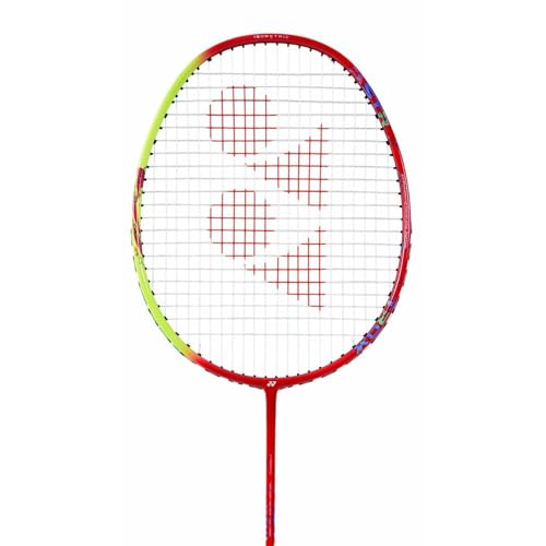 Raquette de badminton Yonex Astrox 02 Ability rouge cordée 4U4 pas cher