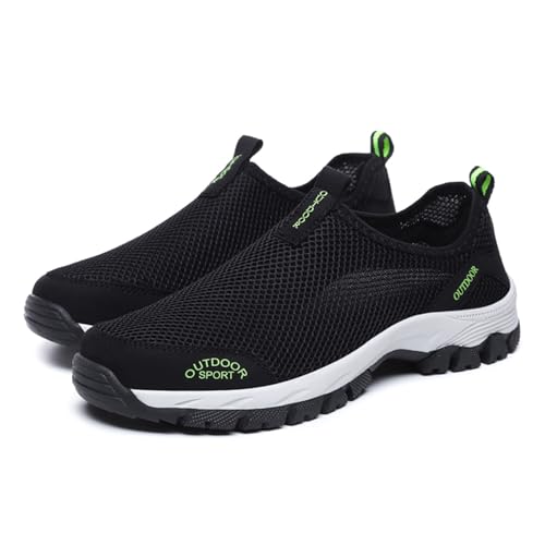 Zapatos de trekking para hombre, impermeables, zapatillas de trailrunning para caminar, zapatos de montaña, anchos, transpirables, zapatos de montaña, zapatos de senderismo, antideslizantes, para