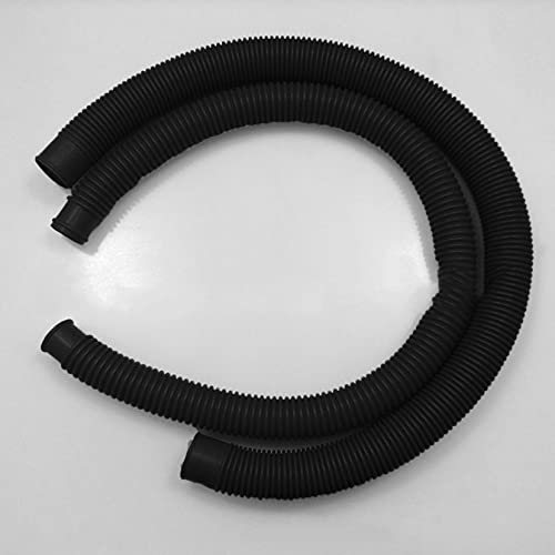 Dehnbarer Wasserschlauch, Gartenteichschlauch ,Poolschlauch 38 mm Schwarz Flexibler Wasserschlauch Solarschlauch Saugschlauch