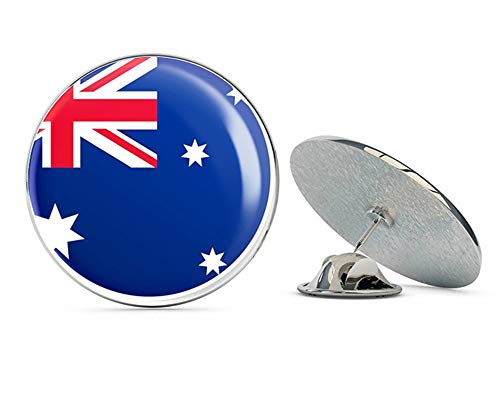 Australia Flag Round Metal 0.75
