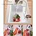 DIY Kitchen Sink Cascading Stainless Steel Vegetable Sink Hand Washing Area Ideal Kitchens And Furniture Office Single Slot Large Capacity Easy Clean Tools (
