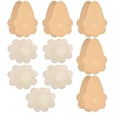 Qianyu 20 Pcs Boob Tape for Women Disposable Nipple Covers Lift Boobytape Breast Lift Tape Reusable Sticky Body Tapes Push Up Breasts Tapes for Women Girls