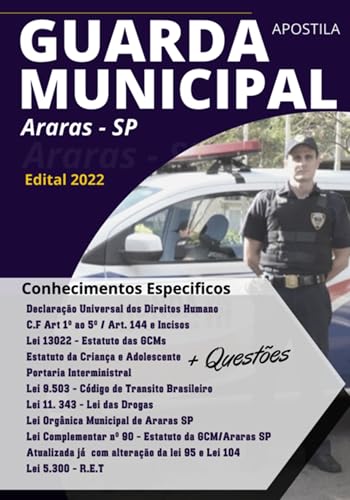 Apostila Concurso Guarda Municipal De Araras Sp