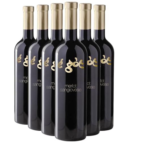 Sangiovese Merlot tinto 2025 - É Gòt - IGT - Emilia-Romagna - Italia - Variedades de uva Merlot,Sangiovese - 12x75cl