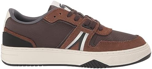 Lacoste Men's L001 223 2 SMA Sneaker, DK BRW/BLK, 10 | Image 5