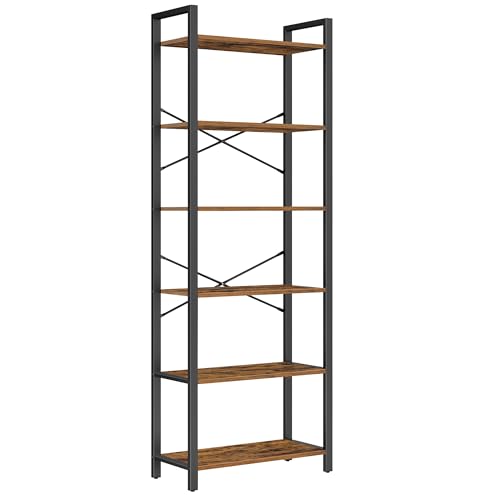VASAGLE Étagère 6 Niveaux, Bibliothèque, Meuble de Rangement, pou...
