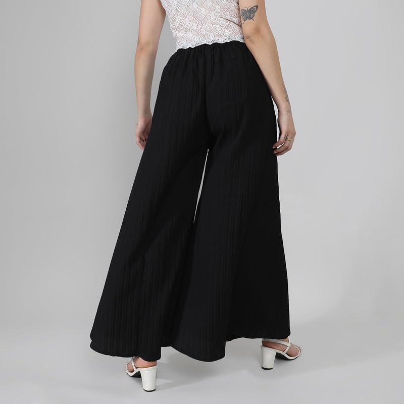 Image of PINACOLADA Women's High Rise Cargo Pants for Casual Wear | High-Rise | Cargo Pants Crafted with Comfort Fit for Everyday Wear