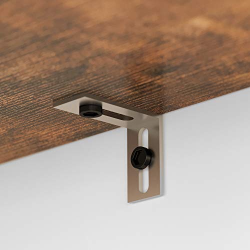 Ironck Bookshelf, 5-Tier Ladder Shelf 110Lbs/Shelf Vintage Industrial Style Bookcase For Home Decor, Office Decor #TOP5