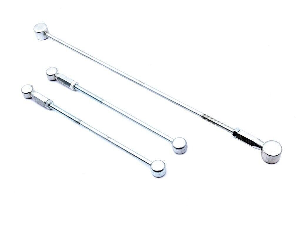 Lot 3 biellettes tringleries boîte vitesse compatible pour Peugeot 106, Citroën Saxo et AX motorisation 1.0 à 1.6 8V/16V - OEM 2452F6, 2452.F6
