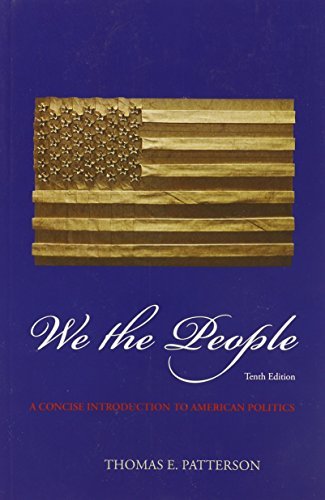 By Thomas Patterson We The People (10th Tenth Edition) [Paperback]