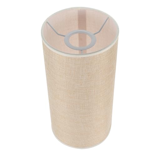 SHINEOFI Abat-Jour Cylindrique en Lin pour Lampe sur Pied, Accessoire Léger et Facile à Installer, Diffuseur de Lumière Douce Adapté aux Intérieurs...