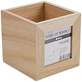 Pot à crayons, taille 10 x 10 x 10 cm, taille du trou 6,2 x 6,2 cm, arbre impératrice, 1 pièce