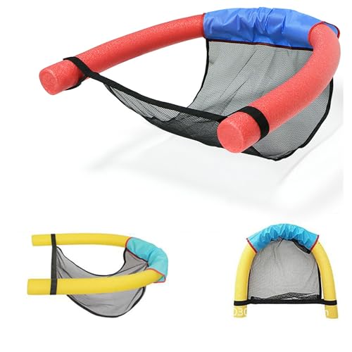 Hezhou Schwimmend Nudelstuhl Schwimmnudel Netz Sling Tragbarer Pool Schwimmstuhl Zum Schwimmen Planschen Nudel Nicht Enthalten