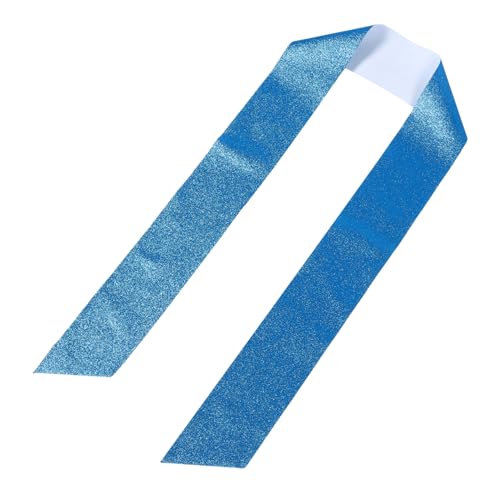 Vaguelly 4 個 DIY グリッターサッシ ポリエステルブランクサッシュ グリッターブランクサッシュ ページェント用 誕生日パーティーやベビーシャワー お祝いやイベント用