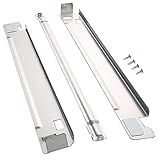 KSTK1 27-inch Chrome Laundry Stacking Kit by Seentech- Compatible with LG Washer & Dryer– Solid Metal with Chrome Coated