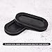 MECCANIXITY Rubber Grommet Mount Size 55 x 25 mm Oval Double-Sided for Wire Protection Pack of 6