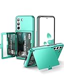 Samsung Galaxy S22 Case - WeLoveCase Wallet Case with Credit Card Holder & Hidden Mirror, All-Round...