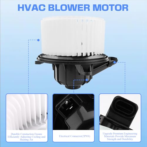Image of Blower Motor 700237 Compatible with 2009-2014 Ford F150 2009-2017 Ford Expedition AC Heater Blower Motor HVAC Replaces# AL1Z19805A AL1Z19805B CL1Z19805A