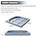 Class Stainless Steel Manhole Cover & Frame, Heavy Duty Recessed Square Septic Tank Lid with Base, Invisible Flush-Fit Design Sewage Basin Cover for Yard, Driveway, Pavement. Septic Tank Cover.