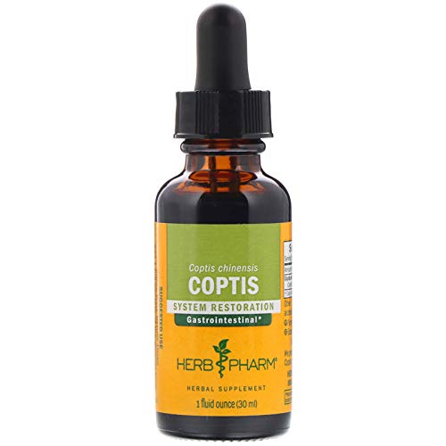 Herb Pharm Coptis Liquid Extract for Digestive Support, 1 Fl oz