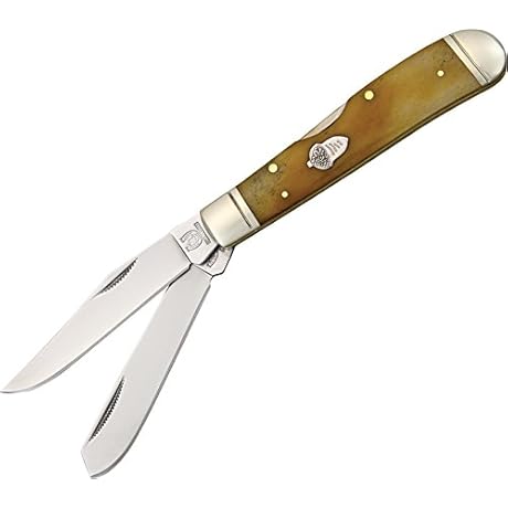 Rough Rider Lockback Trapper: Frontier Tested Pocketknife for Daily Carry and Outdoor Adventures