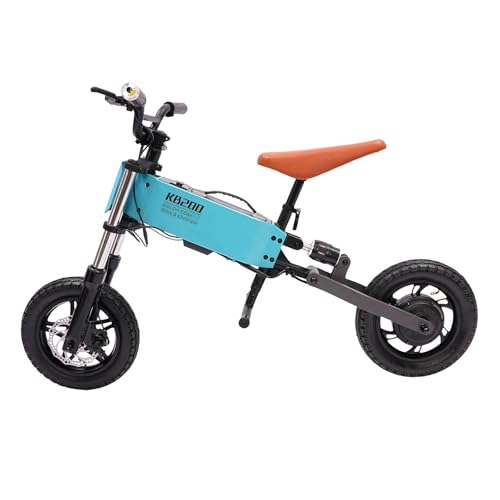 Bicicleta eléctrica de equilibrio para niños con batería de litio para niños y niñas a partir de 8 años, para calles y parques, motor de 200 W, distancia de conducción, absorción de golpes, fácil