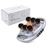 APXPF 6 Head Massage Gun - Massage Gun Deep Tissue for Legs, Arms, Waist, Back Massager for Pain Relief, Silver Gray