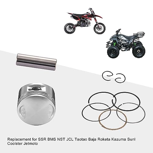 Kit piston 54mm GOOFIT pour réparer la perte de compression 125cc