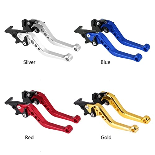 EEASSA Guidão de freio de embreagem de motocicleta 1 par de alumínio CNC Alavanca de freio de tambor
