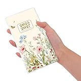 2025-2027 Pocket Calendar for Purse, 2 and a Half Years Monthly Planner, 30 Months, Planner Small Size (6.5” x 3.5”), July 2025 to Dec 2027 Pocket Calendar for Organizing & Planning (Butterfly Floral)