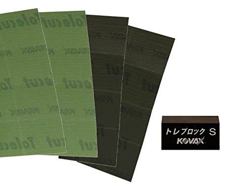 Kit de lijado en seco con TOLECUT KOVAX P2000 & P3000 1/8 CUT y TOLEBLOCK