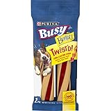 Purina Busy With Beggin' Made in USA Facilities Small/Medium Breed Dog Treats, Twist'd - (6) 2 ct. Pouches, Bacon