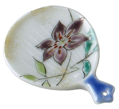 京焼・清水焼 箸置5個SET 四季草花(しきそうか) 俊山 HSS345